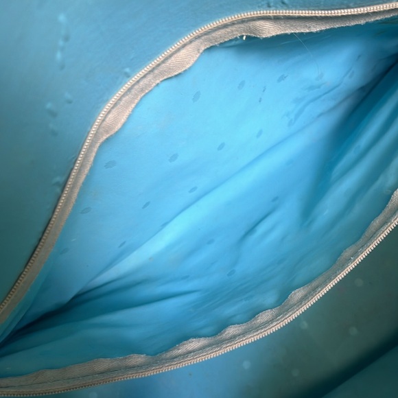 60s Vintage Samsonite Silhouette blue overnight luggage travel bag - Picture 10 of 12